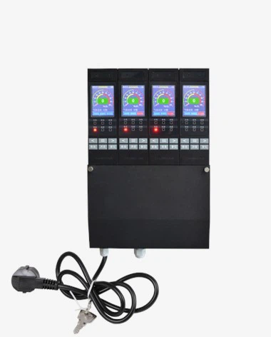 4-kanals gasläckagedetektor Kontrollpanel Gaslarmkontroll